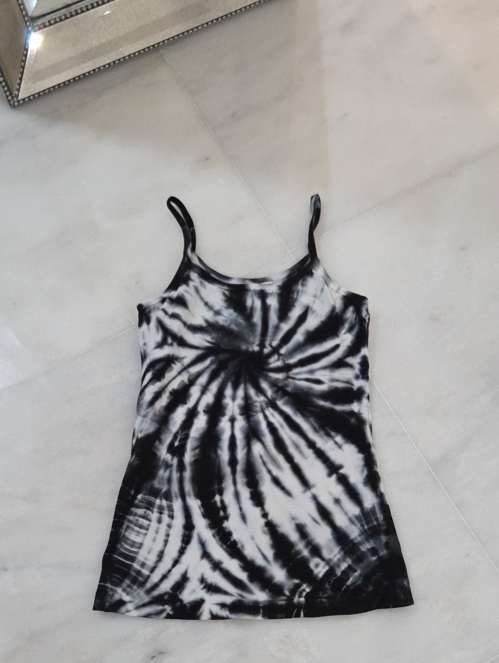 Hard  Tail  Black & White Tie-Dye Tank One-Piece EXCELLENT CONDITION!